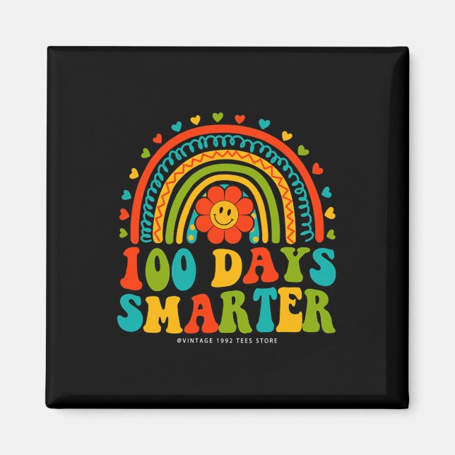 Skollärarflickans dagar 100 dagar Smartare R Magnet (Framsidan)