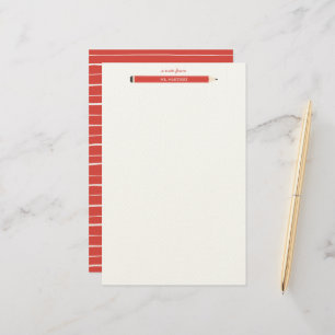 Skollärarpapper för pennillustration brevpapper