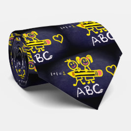 Skollärarrektorn ABC's Chalkboard Tie Slips