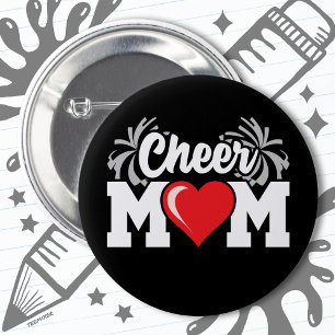 Skolledare Squad Sports Proud Cheer Mamma Knapp