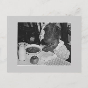 Skollunch, 1930-talet vykort