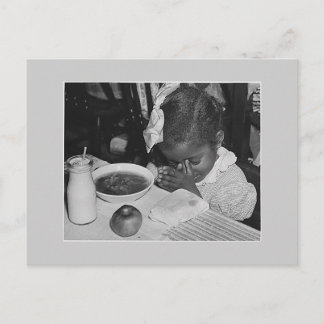 Skollunch, 1930-talet vykort