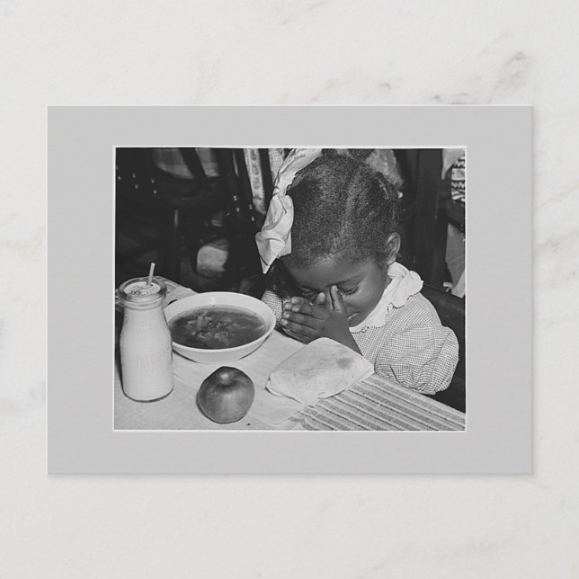 Skollunch, 1930-talet vykort (Framsida)