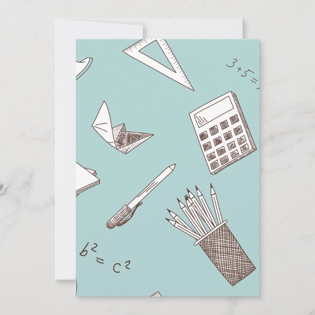 Skolmaskar Inbjudningar (Framsida)