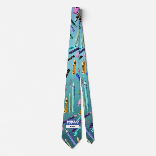 Skolmaterial ombré-mönster slips (Framsida)