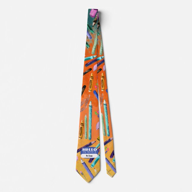Skolmaterial ombré-mönster slips (Framsida)