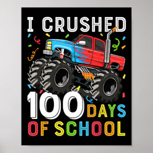 Skolmonsterdagar i Lastbil 100 skoldagar B Poster