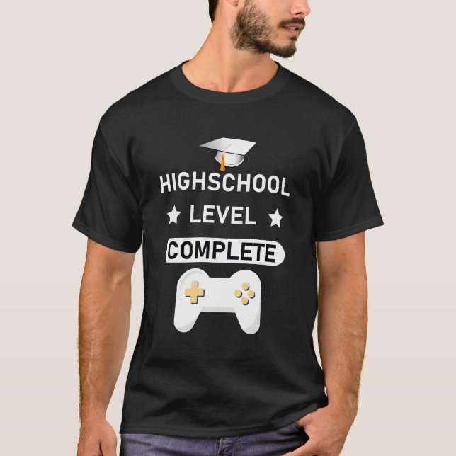 Skolnivån är klar t shirt (Framsida)