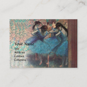 SKOLOR AV DANCE/BALLERINA BALLET DANCERS IN BLUE VISITKORT