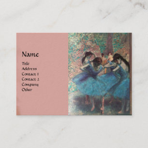 SKOLOR AV DANCE BALLERINA,ROSA BLUE BALLET DANCERS VISITKORT