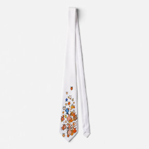 Skolor av fisktien slips