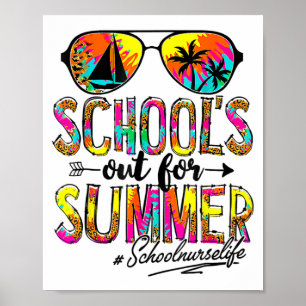 Skolor-dagen till sommarskola poster