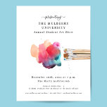 Skolor eller Studio Art Show Promotive Flyer<br><div class="desc">Anpassa enkelt den här enkla och klassiska bildspelsflygaren. Använda för din privata konststudio eller ditt grundskola,  mitten-skola,  high school eller College Art-program. {bilder: Freepik.com}</div>
