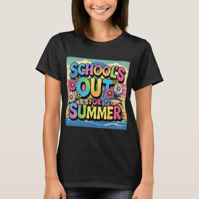 skolor för sommartröja t shirt (Framsida)