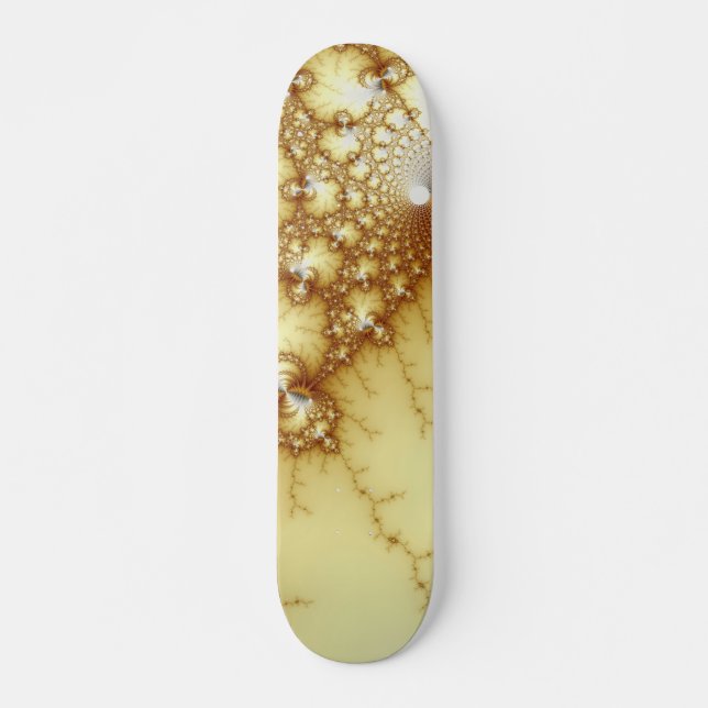 Skolor Guld - fjällkonst Skateboard Bräda 20 Cm (Framsida)