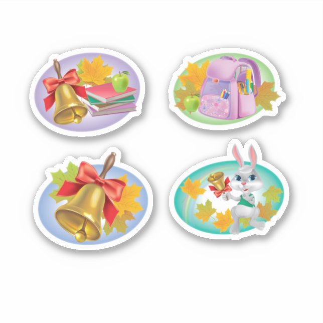 Skolor Klistermärken (Framsida)