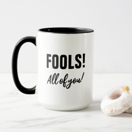 Skolor! Ni alla! Funny Halloween Witch Sstickande Mugg