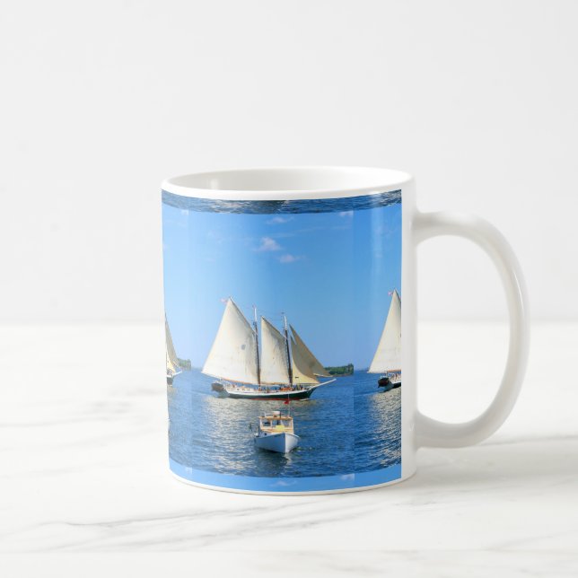 Skolor och hummerbåt mugg (Höger)