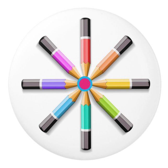 Skolor och Kontorsmateriel kabinettknutar Knopp (Framsidan)