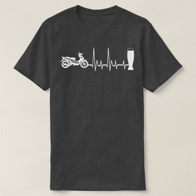 Skolor och öl - Skolmopeder moped mopeder mopeder  T Shirt (Design framsida)