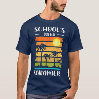Skolor ut för Hej Beach Summer Teacher Outfit  T Shirt