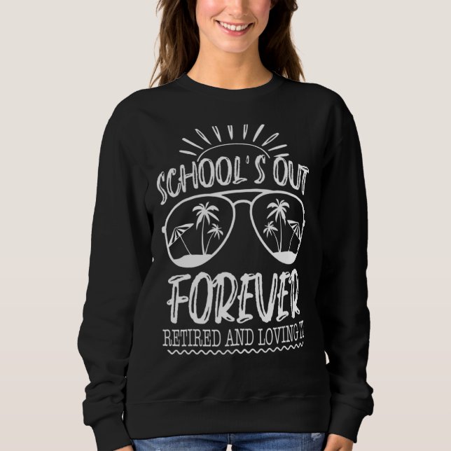 Skolor ut för pensionerad och övergiven sommar Te T Shirt (Framsida)
