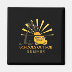 Skolor ut för sommar-Lycklig Kids Magnet