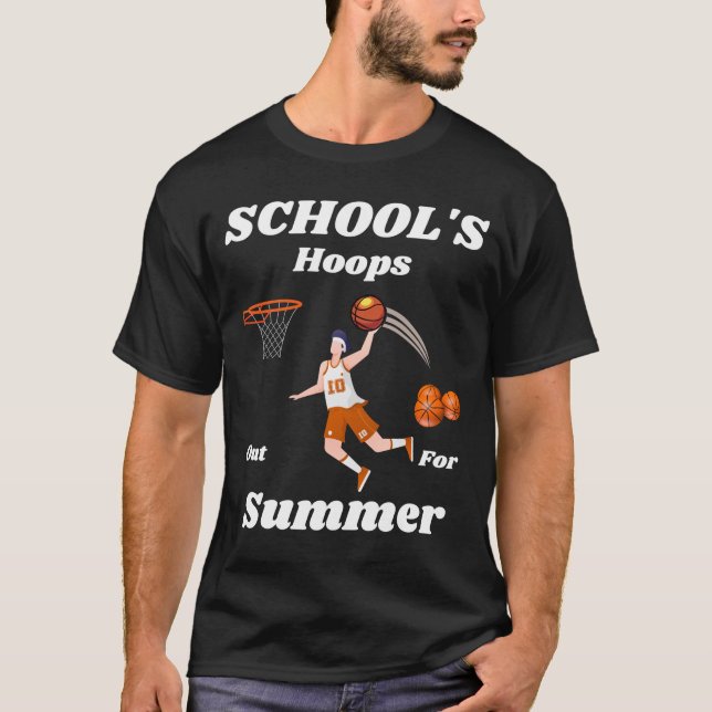 Skolor ut för sommar Ringar T-Shirt (Framsida)