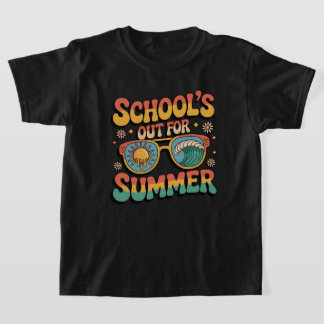 Skolor ut för sommarfart t shirt