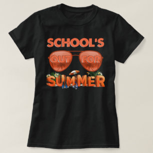Skolor ut för sommartid i Lycklig förra skoldagen  T Shirt