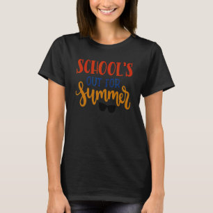 Skolor ut till sommaren förra skollärardagen t shirt