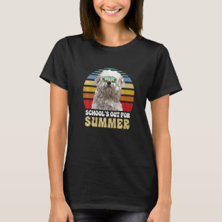 Skolor ut till sommarkolon De Tulear Hund Lärare T Shirt