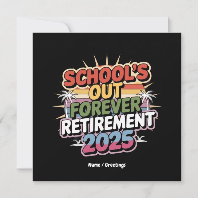 Skolor ut ur Pension 2025 Inbjudningar (Framsida)