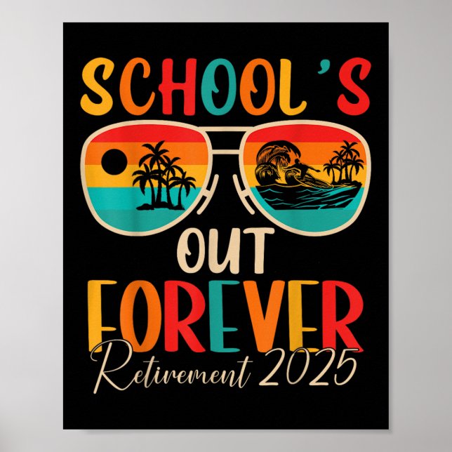 Skolor ut ur Pension 2025 Poster (Framsidan)