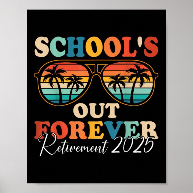 Skolor ut ur Pension 2025 Poster (Framsidan)