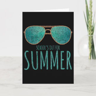 Skolor Utom Sommar Glad Sista Skoldagen Fritid Kort