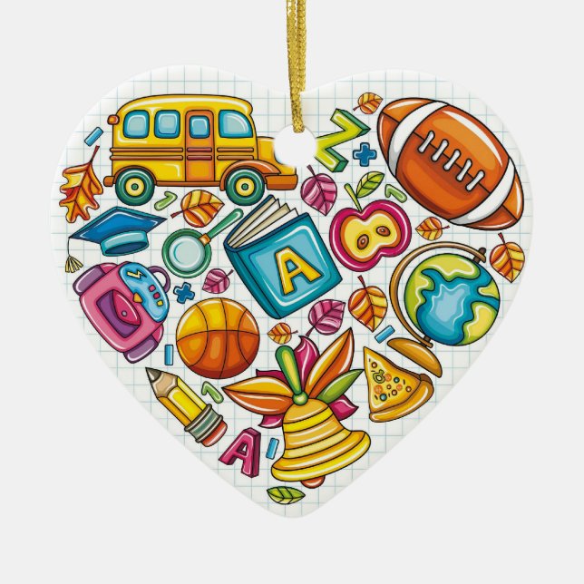 Skolornament - SRF Julgransprydnad Keramik (Framsidan)