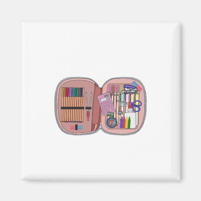 Skolpenna Fodral Magnet (Framsidan)