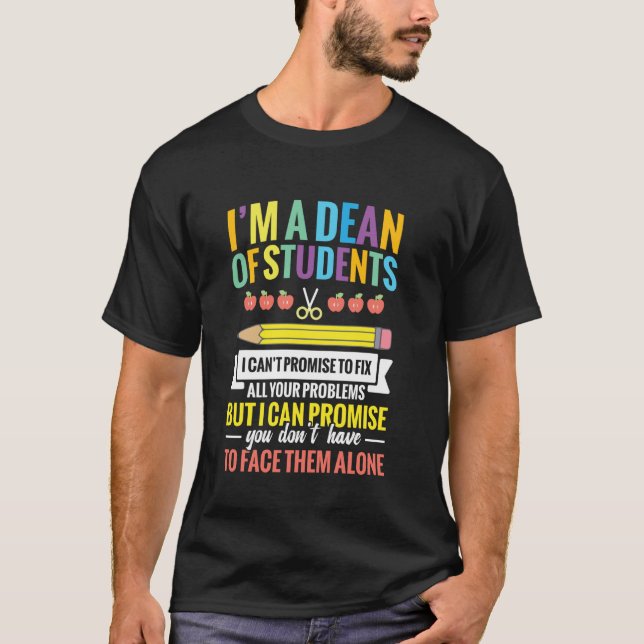 Skolpersonal Universitetsanställd Studenter Dean T Shirt (Framsida)