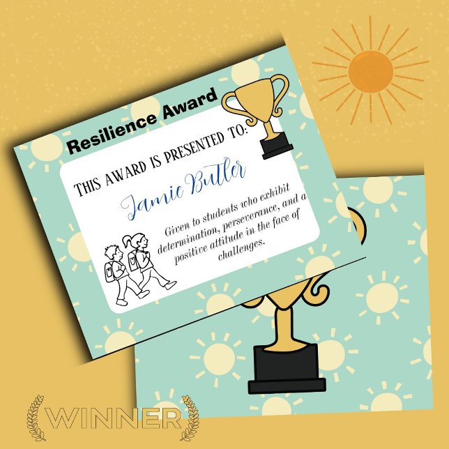 Skolpoäng för belöning av student (resilence reward)