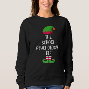 Skolpsykolog Älffamilj Matchande Grupp Jul T Shirt