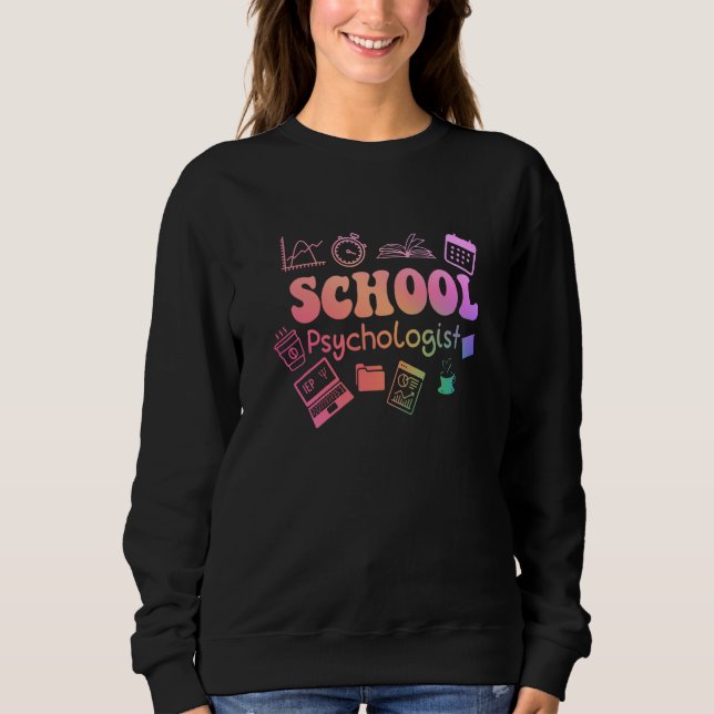 Skolpsykolog Livet Tillbaka Till Skolteamet T Shirt (Framsida)