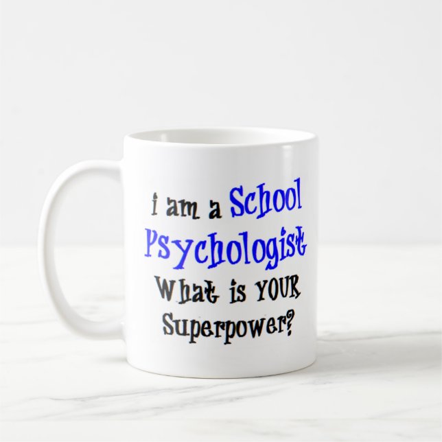 skolpsykolog skola kaffemugg (Vänster)