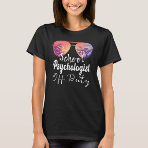 Skolpsykolog vid Sunglass Beach Sol T Shirt