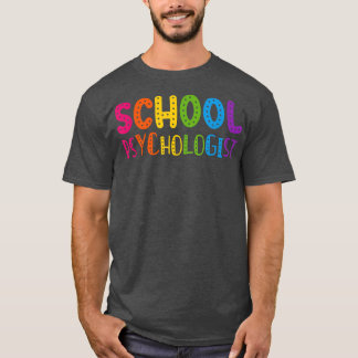 Skolpsykologen, färgad Back to school-grupp T Shirt