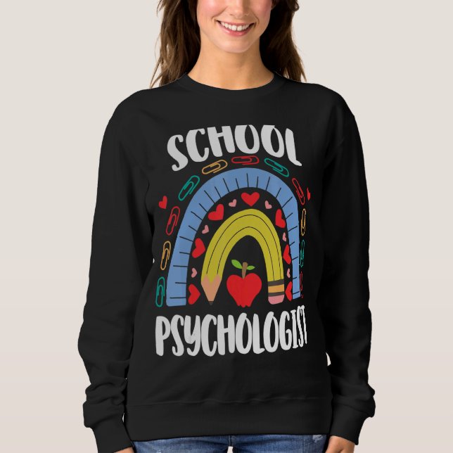 Skolpsykologen Regnbåge Acedamic School T Shirt (Framsida)