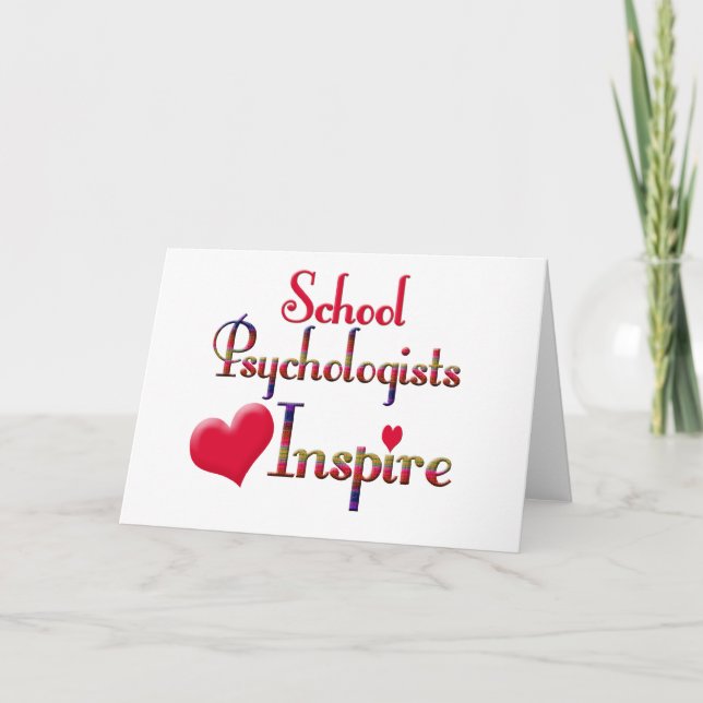 Skolpsykologer Inspire Helgkort (Framsida)