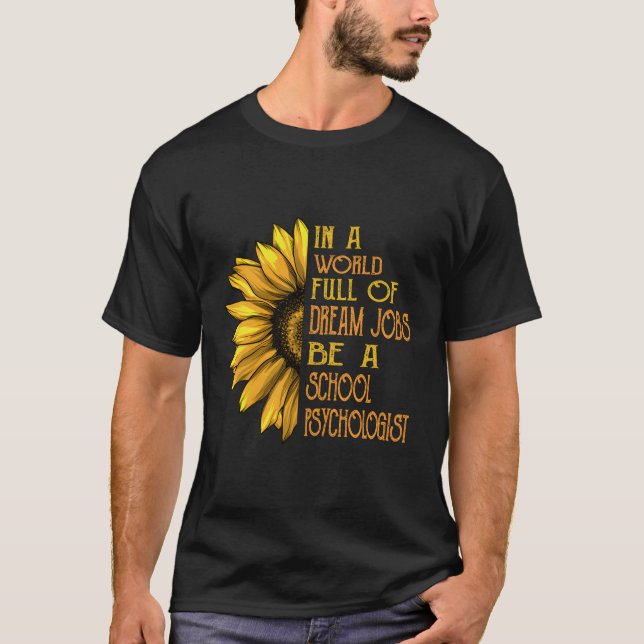 Skolpsykologis T Shirt (Framsida)