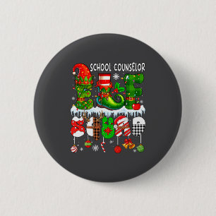 Skolrådgivare Alv Squad Xmas Färgglad Alvhätta S Knapp