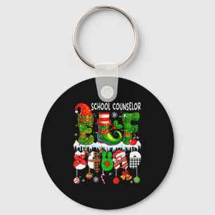 Skolrådgivare Alv Squad Xmas Färgglad Alvhätta S Nyckelring